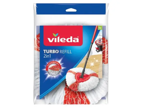 Vileda Easy Wring & Clean Turbo Microfibre Mop Refill