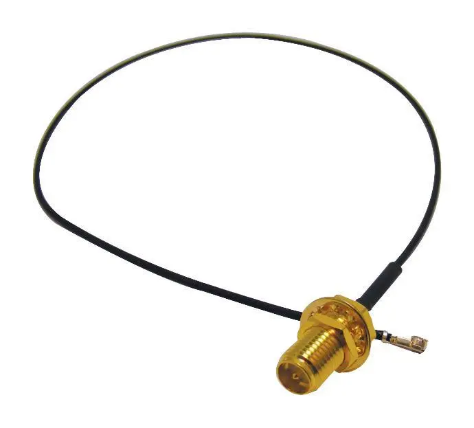 MULTICOMP PRO RF Coaxiale Kabel, U.FL naar RP-SMA, 100mm, Zwart