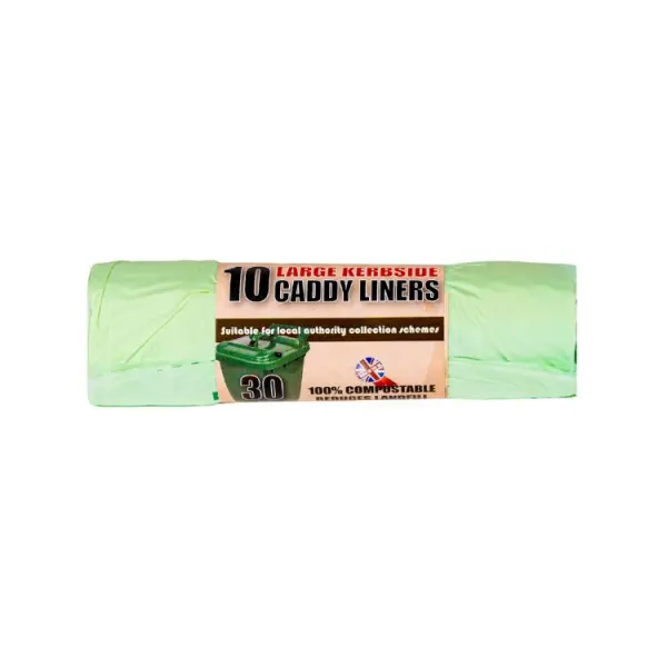 Ecobag 30 Litre Compostable Caddy Liner Bag 10 Pack