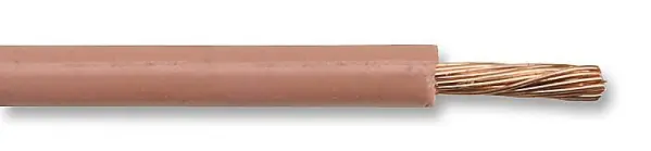 PRO POWER Tri-Rated Switchgear Wire, 0.5mm², Brown, 100m