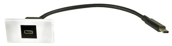 AV:LINK USB-C Buchsen-Wandplattenmodul, 50 x 25mm