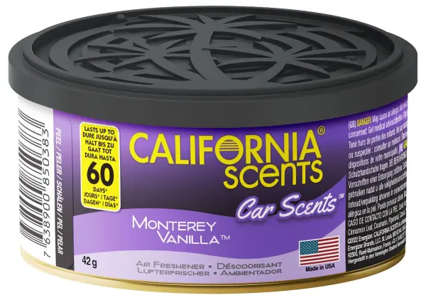 California Scents Air Freshener Tin Monterey Vanilla