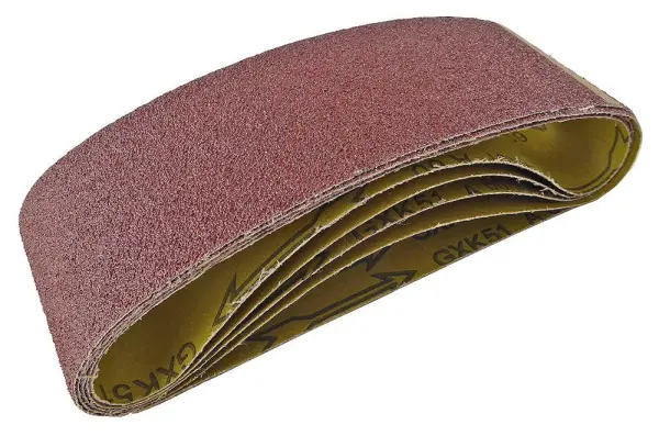 TOOLPAK 60 Grit Sanding Belt, 5 Pack - 75mm x 533mm