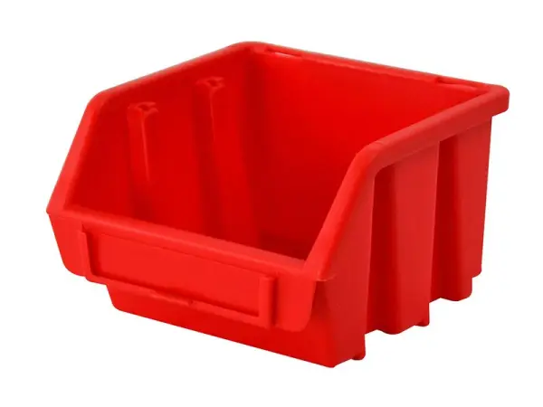 Faithfull Interlocking Storage Bin Size 1, Red, 116 x 112 x 75mm
