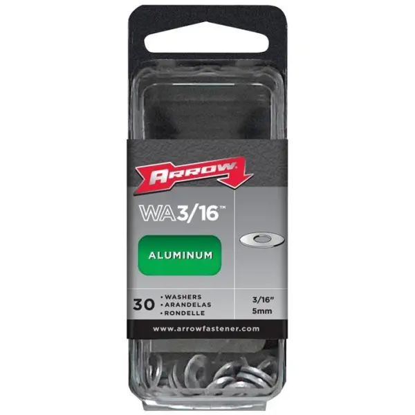 Arrow Fastener 3/16 Aluminium Pop Rivet Washers 30 Pack