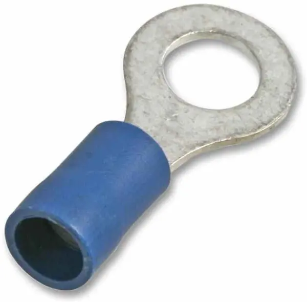 Pro Power Blue Ring Crimp Terminal 5.0mm 30A, 100 Pack