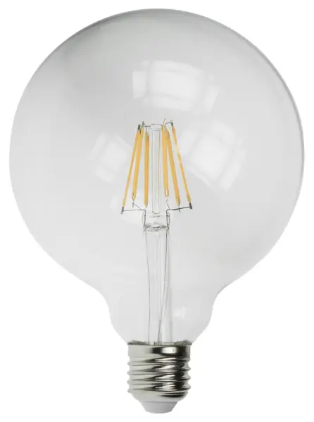 PRO-LITE 6W LED Filament Globe Bulb G125 E27 2200K 360lm Dimmable