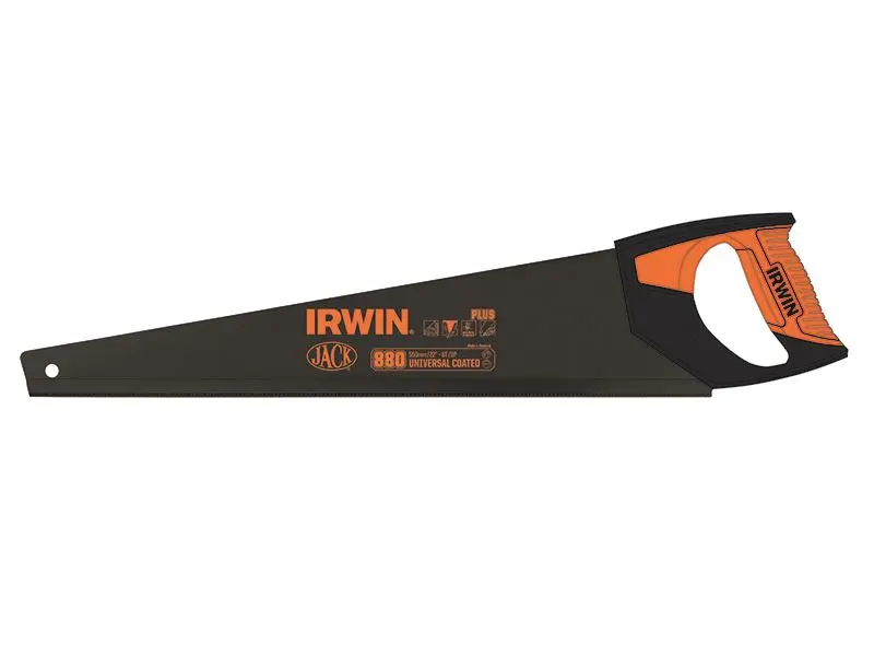IRWIN Jack 880 Universele Handzaag, 550mm, 8 TPI, PTFE-gelaagd