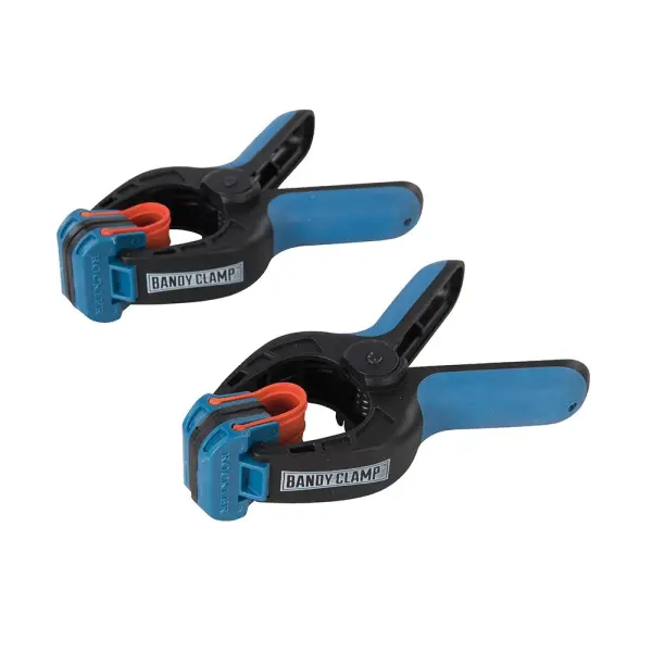 Rockler Bandy Clamps 2pk, Small, Rubber Grip