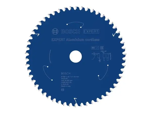 Bosch EXPERT Aluminium Cordless Circular Saw Blade 165 x 20mm x 54T