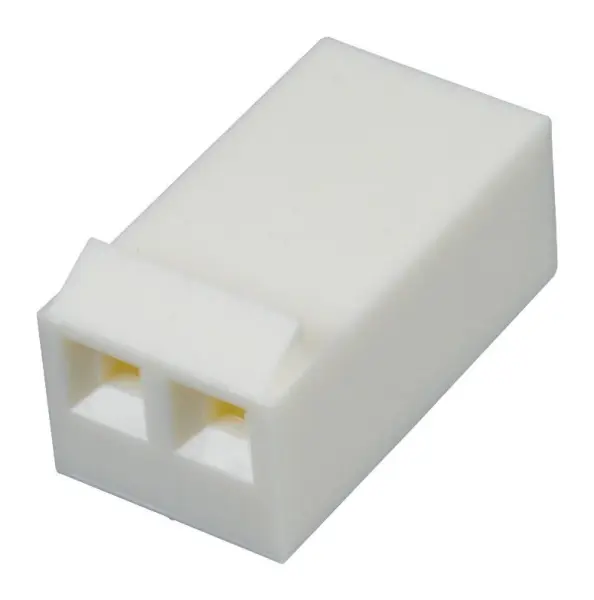 Molex/Brad 2-Way Crimp Terminal Connector Housing, Friction Ramp, Natural