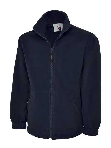 Uneek Unisex Full Zip Micro Fleece Jacket, Navy, 3XL