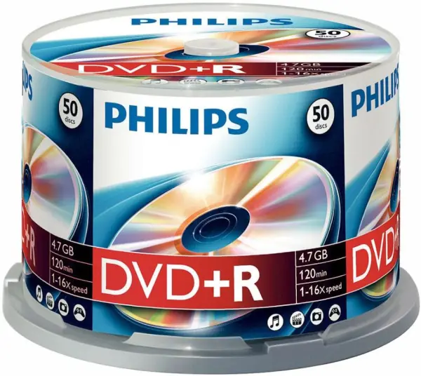 PHILIPS 16倍速 DVD+R ブランクディスク 50枚スピンドル