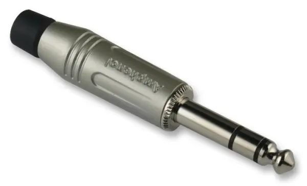 AMPHENOL - 6,35mm Klinkenstecker, 3-polig