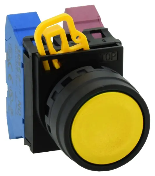 IDEC Momentary Push Button Switch Actuator, 22mm, IP65 - Yellow