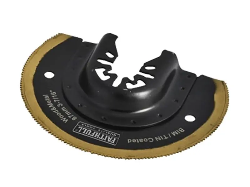 Faithfull Lâmina de Serrar Bi-Metal Radial, Revestida a TiN, 87mm