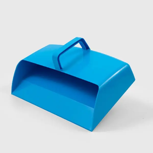 Raraion Plastic Hooded Dustpan Blue