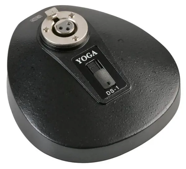 PULSE - Support de micro à col de cygne XLR avec base à interrupteur