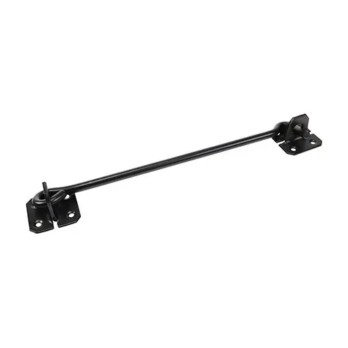 Timco Gancio Da Porta Nero in Acciaio al Carbonio, 25 cm