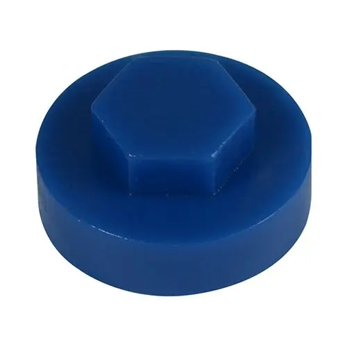 Timco Gorras Hexagonales para Tornillos - Azul Genciana, 16mm (Paquete de 1000)