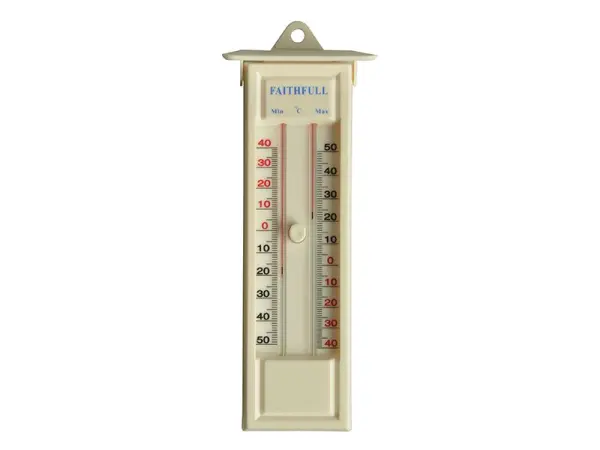Faithfull Kwikvrije Max-Min Thermometer met Drukknop