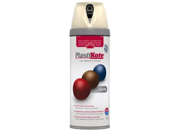 PlastiKote Twist & Spray Satin Grau-Beige 400ml