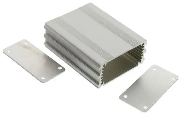 MULTICOMP Extruded Aluminium Case, 30x63.5x80mm, Slim Profile