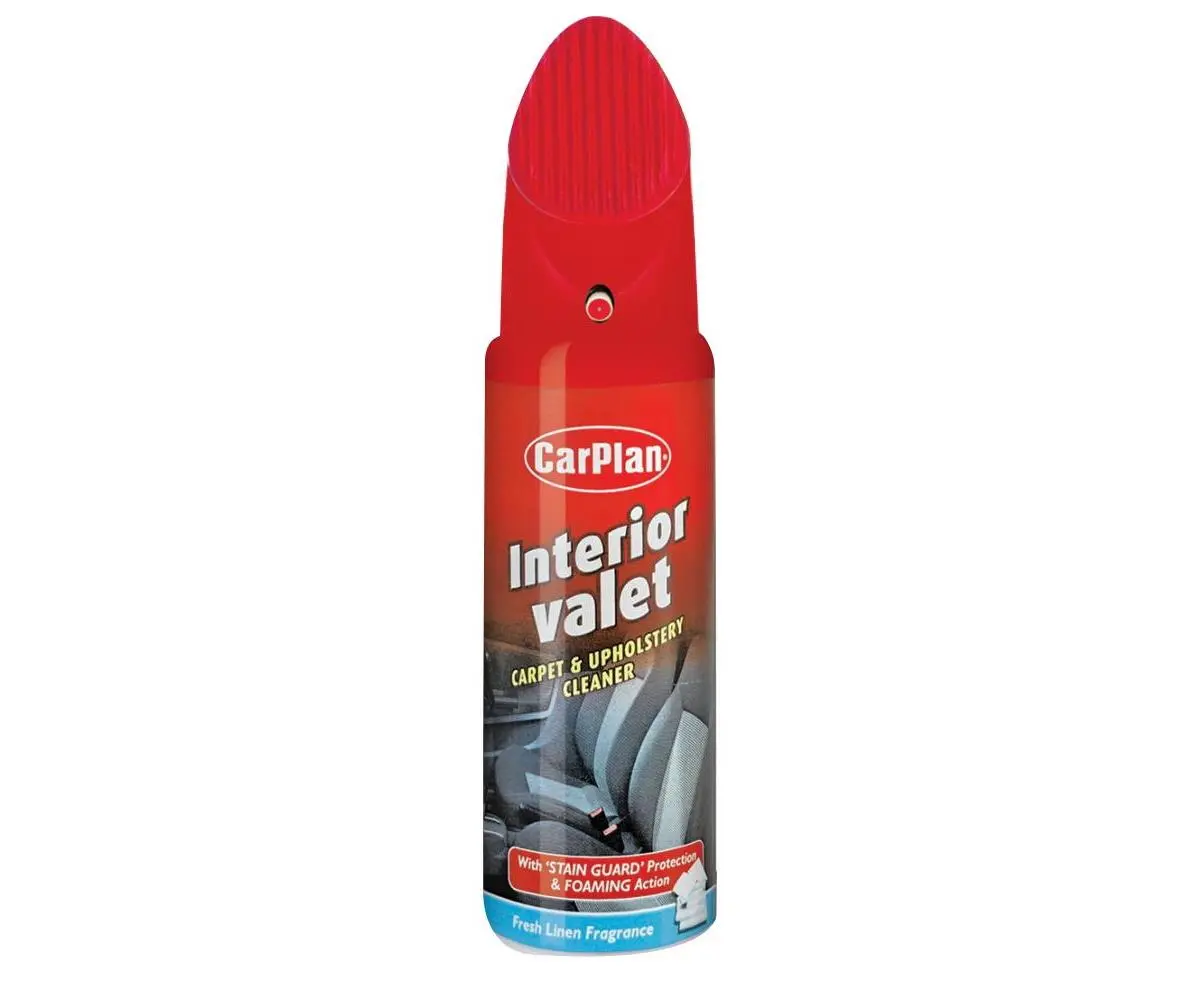Carplan Interior Valet - Καθαριστικό Επικαθίσεων με Βούρτσα, 400ml