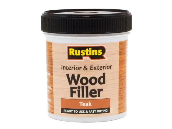 Rustins Acrylic Wood Filler, Teak, 250ml