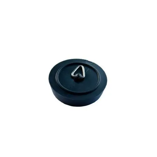 Raraion 1 3/4'' Black Poly Plug, 44mm, 30-Pack