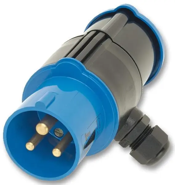 Lewden Conector T Inline Religável, 16A 240V, IP44