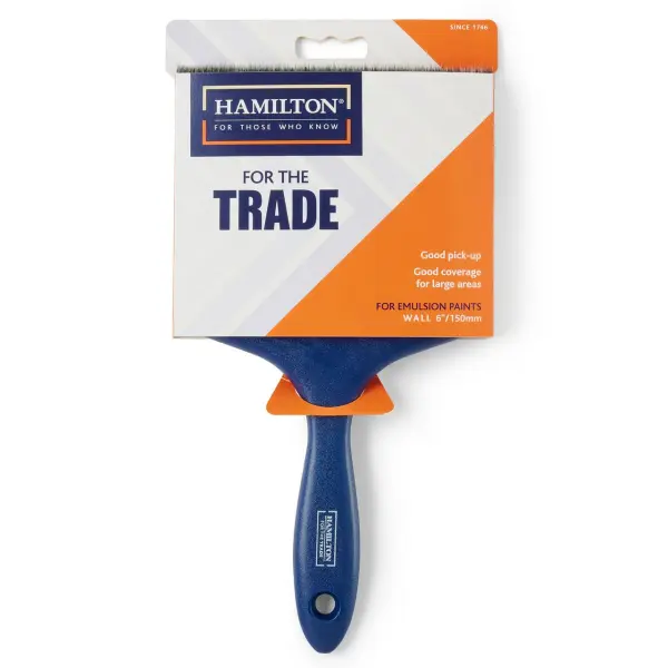 Hamilton 3220201-60 Emulsion Wall Brush, 6 Inch