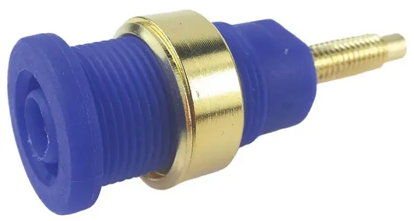 CLIFF 4mm Panelový Banánový Socket, Modrý, 32A, 1000V