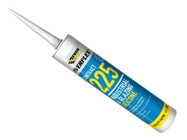Everbuild Sika Everflex® 225 Silicone, Translúcido, 295ml