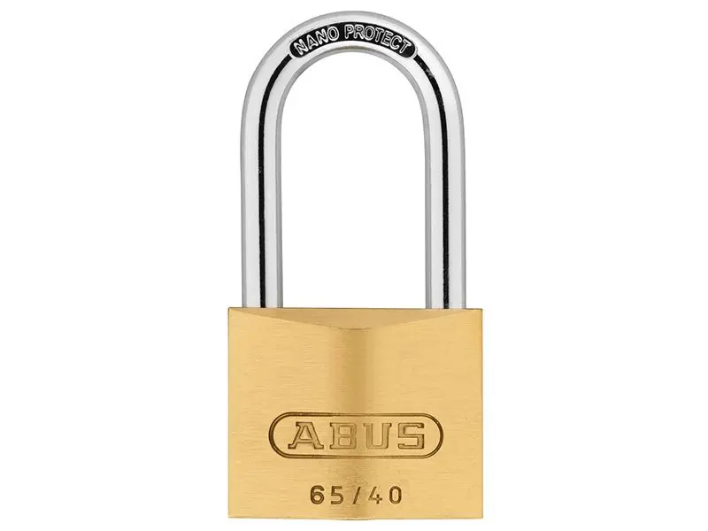 Cadenas en laiton ABUS 65/40mm avec pêne de 40mm et clé identique