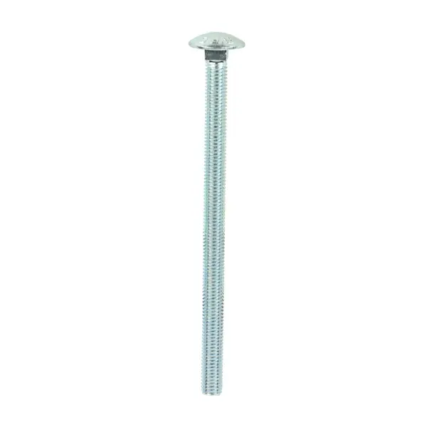 Timco M8 x 130mm Zinc Carriage Bolts & Nuts, 50-Pack