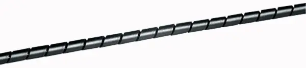 HELLERMANNTYTON Σπειροειδές Περιτύλιγμα Καλωδίων 1,5mm x 30m, Μαύρο Πολυαιθυλέν