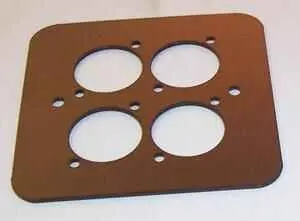 PENN ELCOM 1-Gang stěnová deska s 4x XLR, Speakon a RJ45, černá, zaoblené rohy