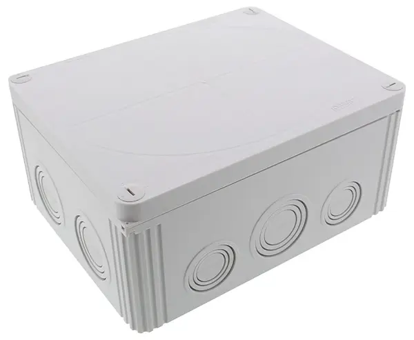 Wiska COMBI 1610 IP66/IP67 Junction Box, 200x160x94mm, Light Grey