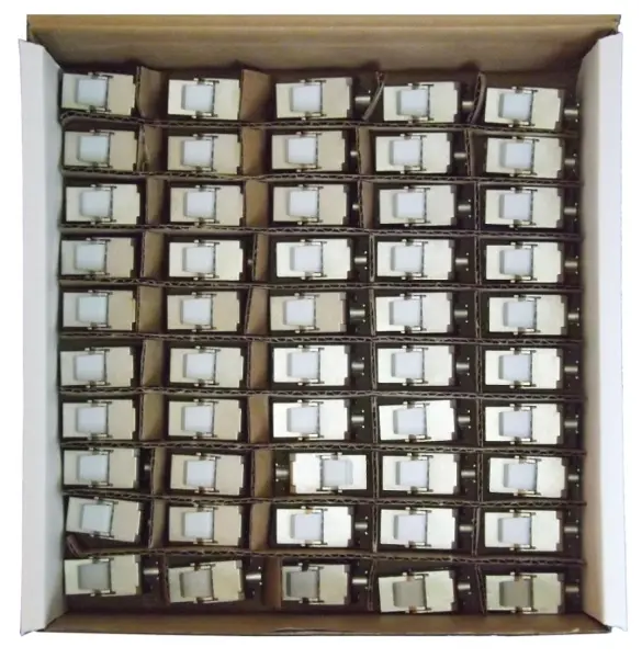 Prise RJ45 keystone TUK Cat6a STP sans outil, lot de 50