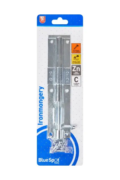 Blue Spot Tools 镀锌插销塔扣 200毫米