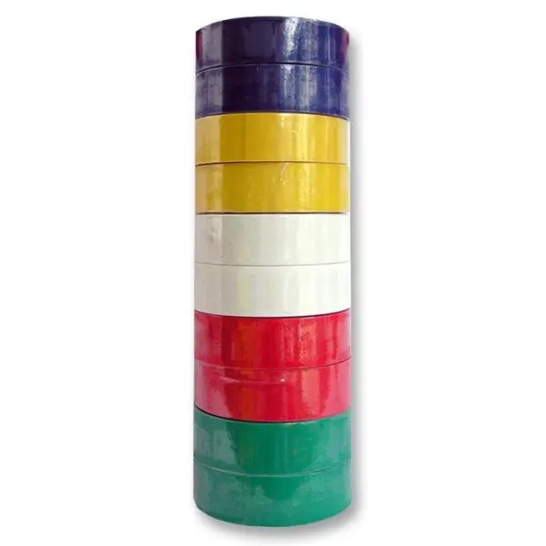 PRO POWER PVC Insulation Tape Multicolour 19mm x 20m (Pack of 10)