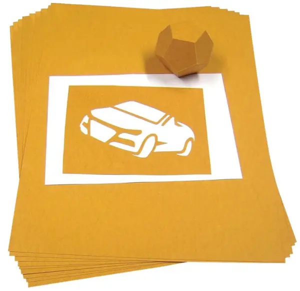 ΜAJOR BRUSHES - Χαρτόνι Στάνσιλ Με Λινέλαιο, 500x380mm, Συσκ. 20τεμ