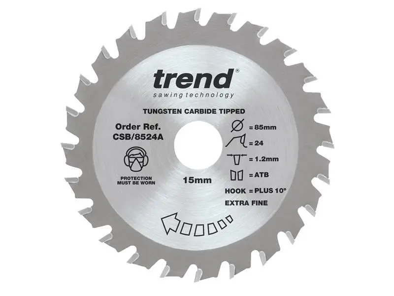 Trend Lama per Seghetto CraftPro Mini 85x15mm, 24 Denti