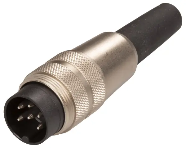 BINDER 6-Way Free In-Line Circular Plug