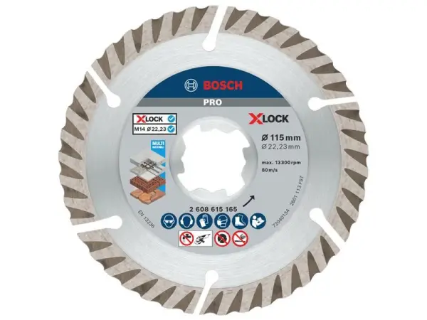 Bosch PRO Multi Material Diamond Cutting Disc 115x2x22.23mm