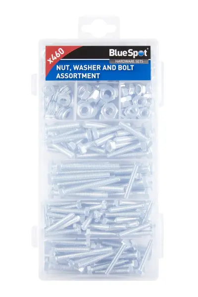 Blue Spot Tools 460-delig moer, ring en bouten assortiment