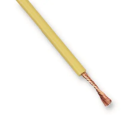 MC / MULTI CONTACT Flexiplast TPE Insulated Cable 1mm² 2.7mm 25m - Yellow