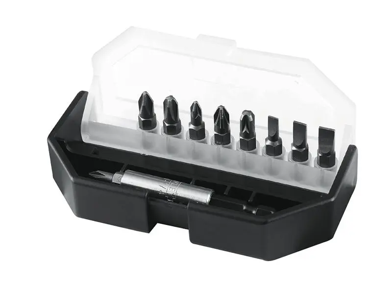 STANLEY Slotted/Phillips/Pozidriv Insert Bit Set, 10-Piece