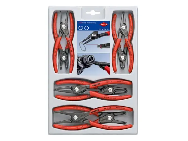 Knipex 8-Piece Precision Circlip Plier Set